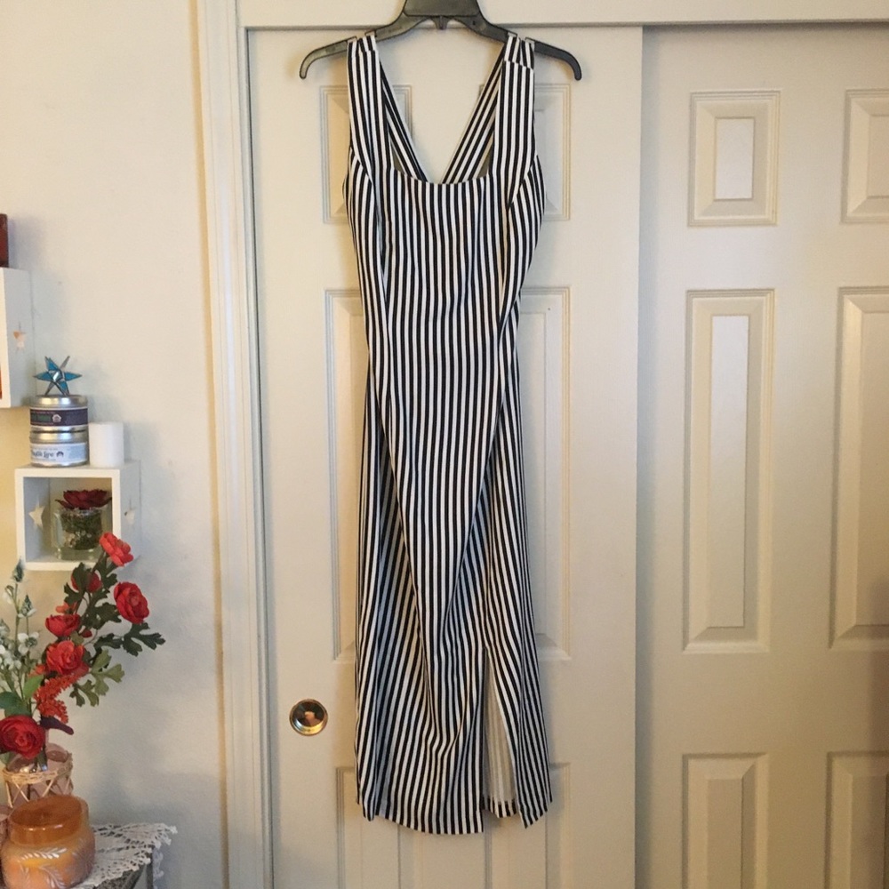 Vintage Knapp Studio Black & White Dress Size 9